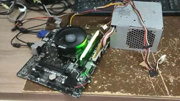 Consertando placa mãe Biostar a520mh com bios corrompida