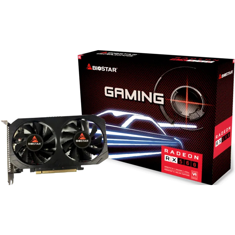 Видеокарта AMD Radeon RX 560 Biostar 4Gb (VA5615RF41)
