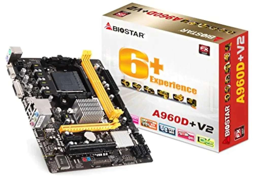Материнские платы Biostar A960D + V2 AMD 890 Gx Socket AM3 + Micro ATX Mainboard - Mainboards (DIMM, SDRAM, Dual, AMD, FX, Phenom, II X2, Phenom II X3, Phenom II X4, Phenom II X6, Sempron, Sockel AM3 