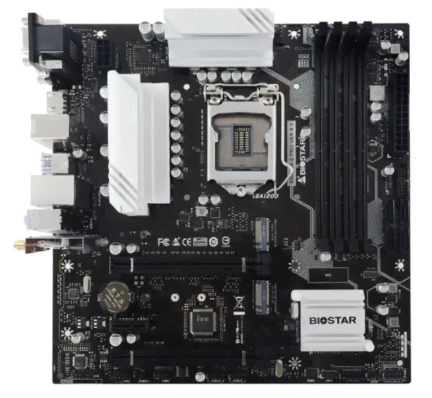 Материнская плата Biostar B560MX-E PRO (B560MX-E PRO) - LGA 1200, Intel B560, 4хDDR4-3200 МГц, 2хPCI-Ex16, 2хM.2, Micro-ATX-0