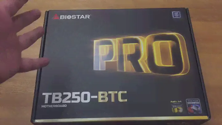 Biostar TB250-BTC Pro Motherboard Unboxing