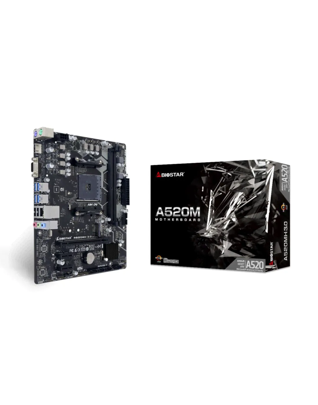 Материнская плата Biostar A520MH 3.0 DDR4 AM4-0