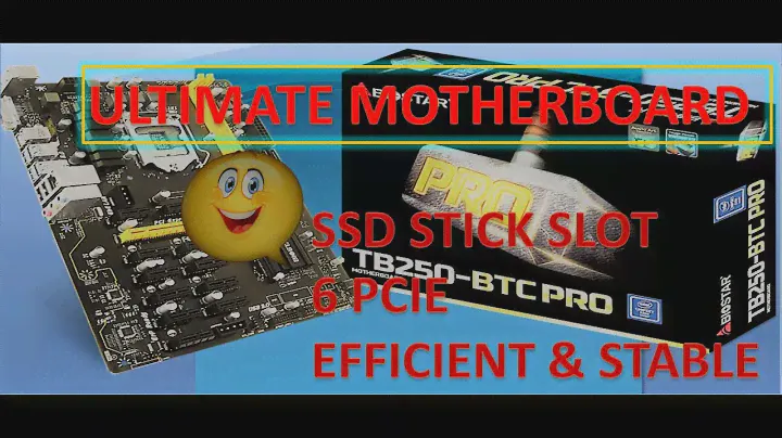 Biostar gaming motherboard TB250-BTC PRO - Unboxing & Features