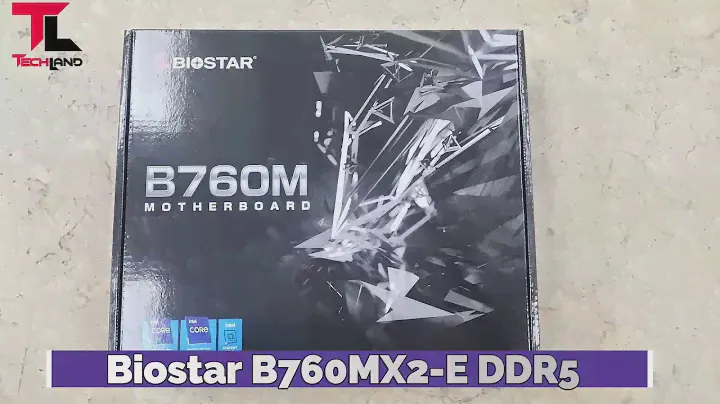 Best cheapest DDR5 Motherboard Biostar B760MX2 E DDR5 12th 13th mATX | Tech Land