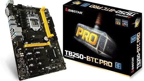 Материнская плата Biostar TB250-BTC PRO для майнинга на 12 картах
