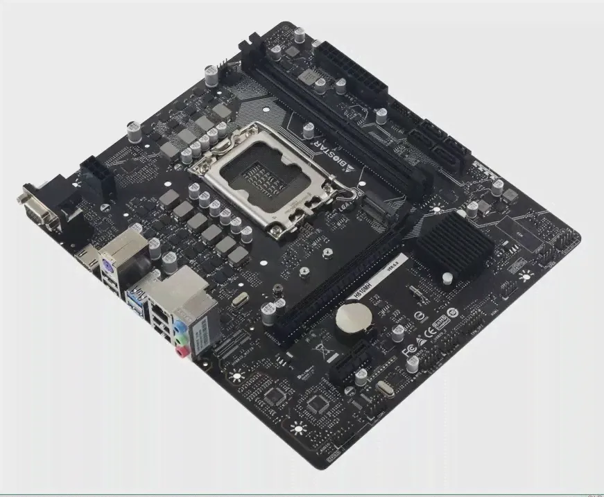 Материнская плата BIOSTAR LGA1700 (Gen.12) ( H610MH ) mATX. DDR4-0