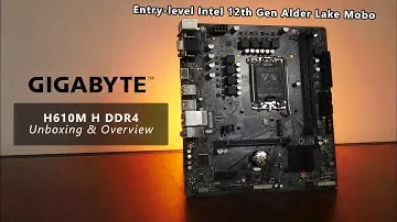 Распаковка и обзор: Gigabyte H610M H DDR4 — материнская плата Intel 14-го поколения начального уровня?