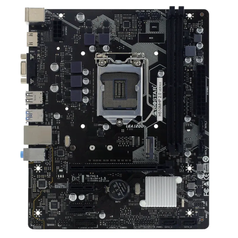 Материнская плата Biostar H510MHP 2.0 в Екатеринбурге