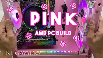 AMD Ryzen 3 3200G Biostar B450M GTX 1650 PINK Gaming PC Build