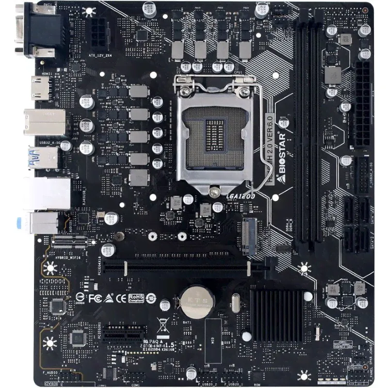 Biostar H510MH 2.0 материнская плата-3