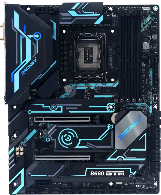 Материнская плата Biostar B660GTA, DDR4, LGA 1700, ATX-0
