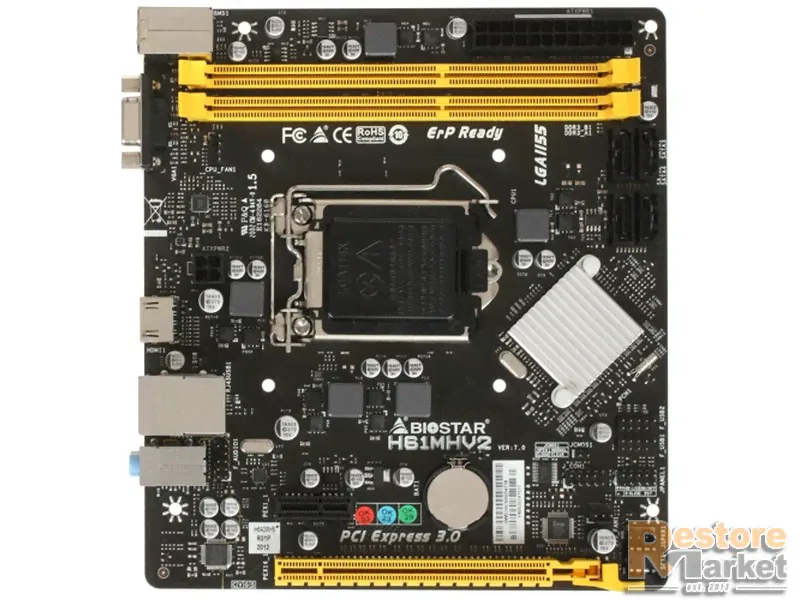 Материнская плата [LGA1155] Biostar H61MHV2 {box} новый-0