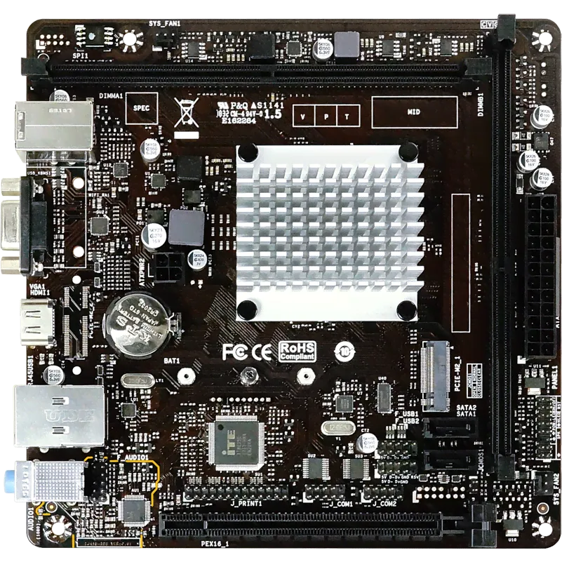 Материнская плата Biostar J4125NHU + Celeron J4125 onboard-2
