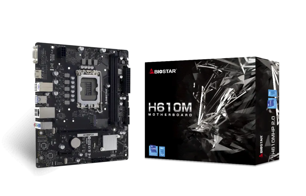 Материнская плата Biostar H610MHP 2.0, Socket1700, Intel H610, mATX