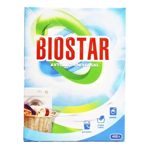 Порошок стиральный Biostar 450г автомат