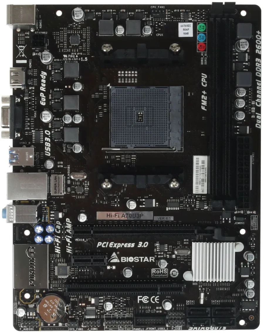 Материнская плата BIOSTAR HI-FI A70U3P
