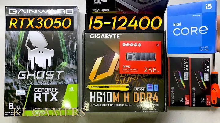 intel Core i5 12400 GIGABYTE H610M H DDR4 GAINWARD RTX3050 TECWARE nexus AIR M Gaming PC Build