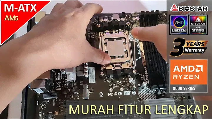 Motherboard AM5 Murah! Chipset B650 tapi seharga A620, Fitur Lengkap! Biostar B650MP-E Pro
