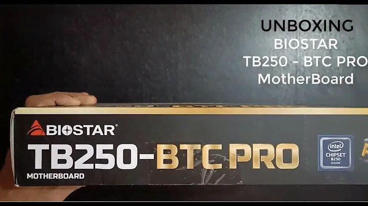 TB250-BTC PRO Mining Motherboard UNBOXING