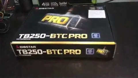 Unboxing  Biostar TB250- BTC Pro