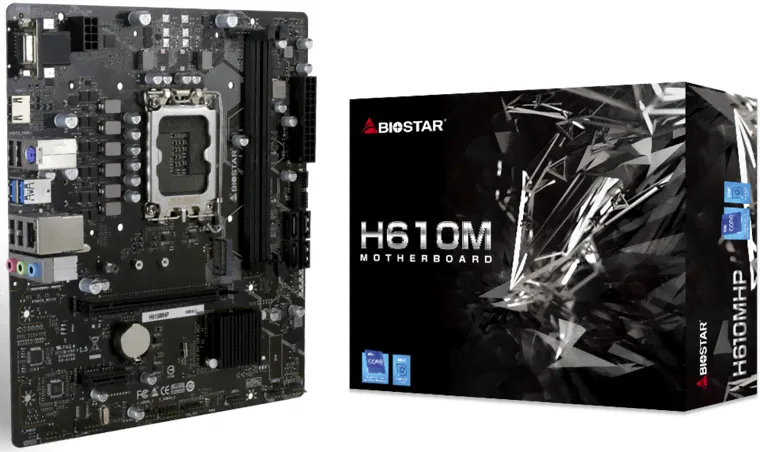 Biostar Материнская плата BIOSTAR H610MHP, Socket 1700, Intel H610, mATX, RTL материнские платы-1